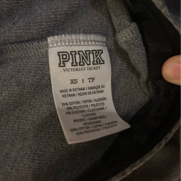 PINK Victoria's Secret Skinny Collegiate Ultimate Pant Jogger Gray Cheetah Print - Picture 4 of 10